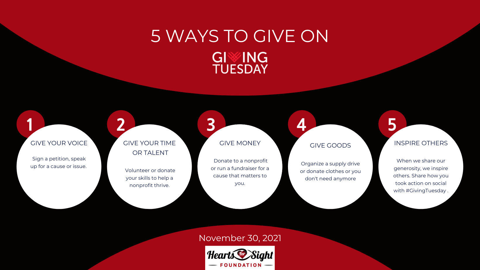 five ways to give
