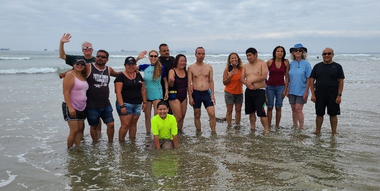 Group at Bolsa Stae Beach