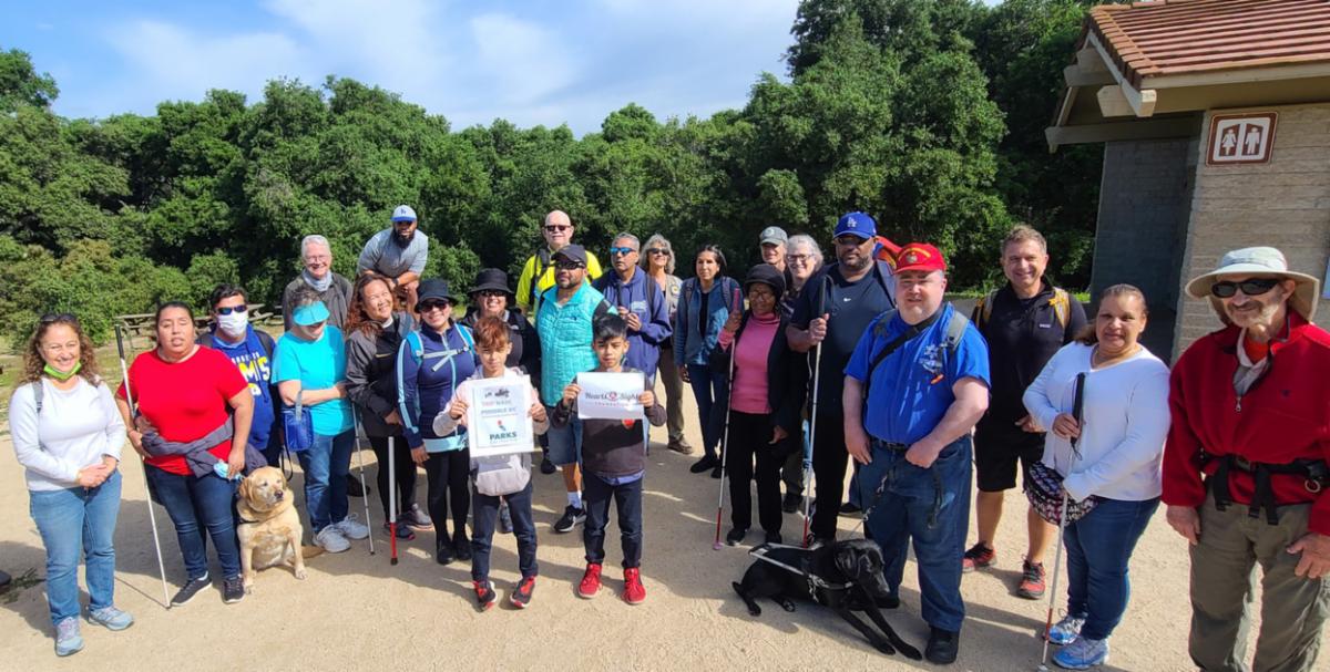 Hearts for Sight Foundation HIking