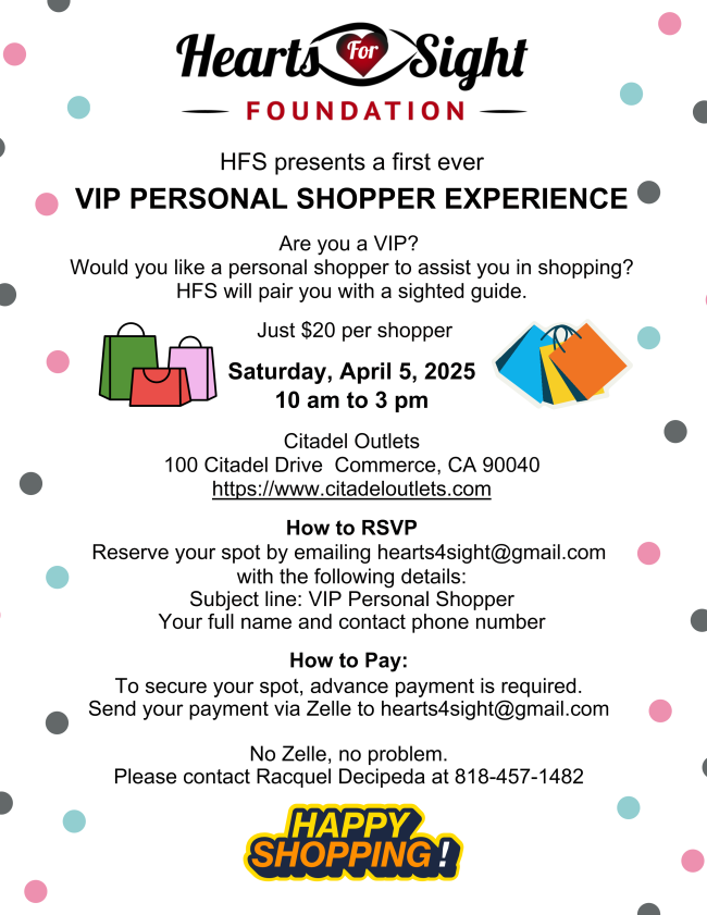 VIP PERSONAL SHOPPER EXPERIENCE