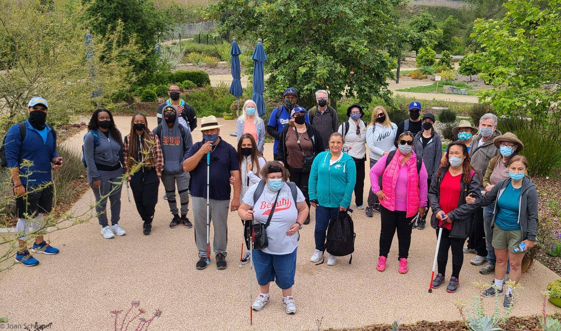 Hearts for Sight Foundation hike group